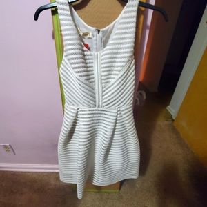 NWT White laced skater dress